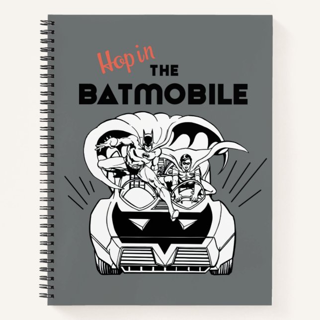 Hop in the Batmobile Notebook (Front)