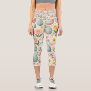 Hop Into Easter Capri Leggings