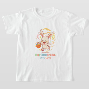 Hop Into Spring With Love Bunny T-Shirt