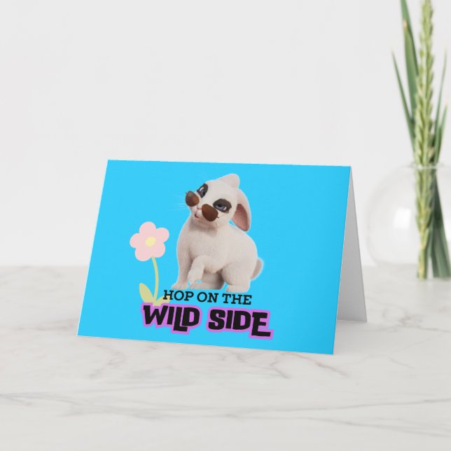 Hop on the Wild Side Card (Front)