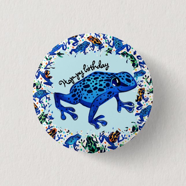 Hop-py Birthday Button (Front)