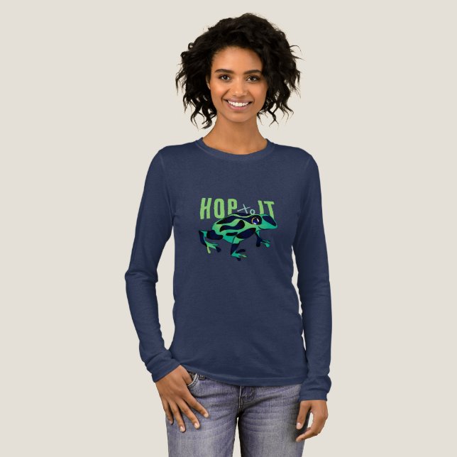 Hop To It Tropical Rainforest Frog Shirt (Full Front)