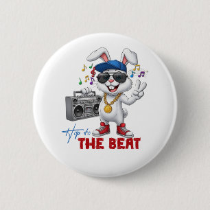 Hop to the Beat 6 Cm Round Badge