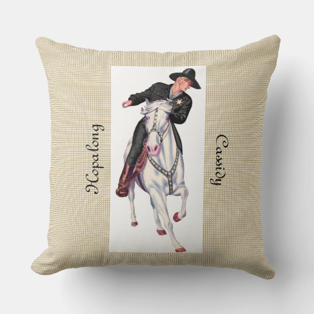 Hopalong Cassidy Cushion (Front)