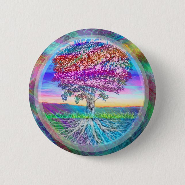 Hope 6 Cm Round Badge (Front)