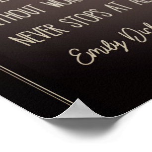 HOPE A Thing With Feathers Poster