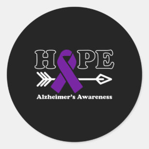 Hope - Alopecia Areata Awareness Lime Green Ribbon Classic Round Sticker