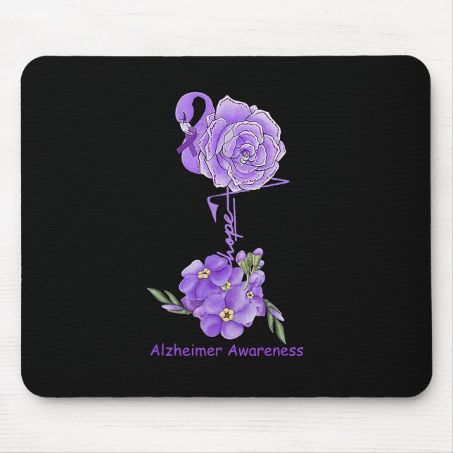 Hope Alzheimerheimer Awareness  Mouse Pad (Front)