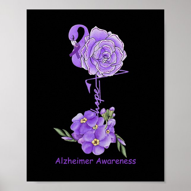 Hope Alzheimerheimer Awareness  Poster (Front)