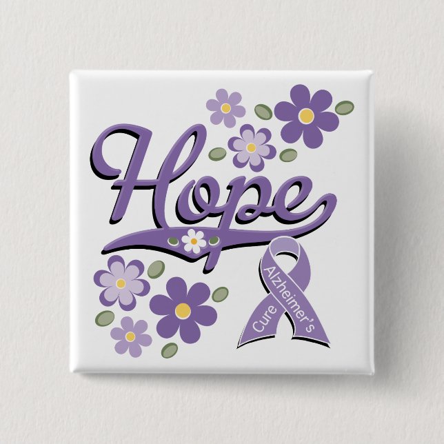 Hope Alzheimer's Awareness Pin (Front)