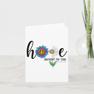 Hope Anchors The Soul Daisy Suicide Prevention Awa Card