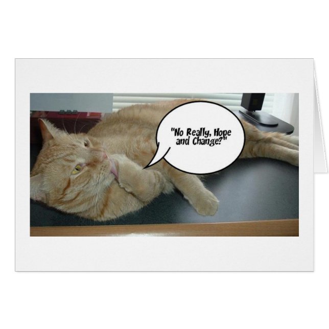 Hope and Change/Cat Humour (Front Horizontal)