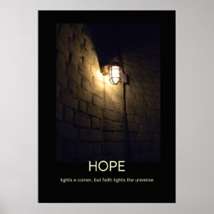 Hope and faith demotivational poster