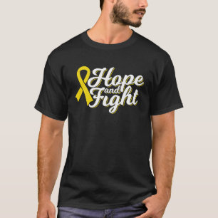 Hope and Fight Endometriosis Ribbon Awareness Fami T-Shirt