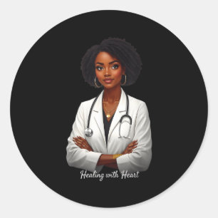 Hope And Healing For Childhood Cancer Warriors Des Classic Round Sticker