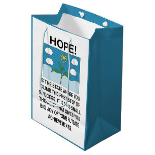 Hope And Inspiration Motivational Medium Gift Bag