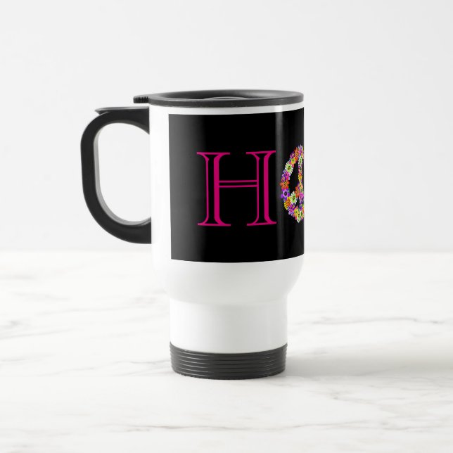 Hope and Peace Travel Mug (Left)