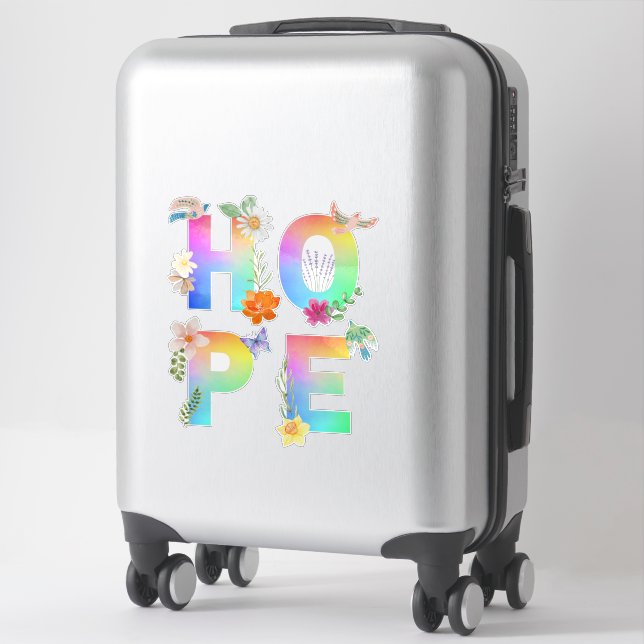 Hope Artistic Positive Motivational Inspirational (Suitcase)