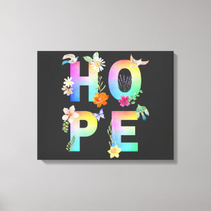Hope Artistic Positive Motivational Inspirational Canvas Print