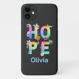 Hope Artistic Positive Motivational Inspirational Case-Mate iPhone Case