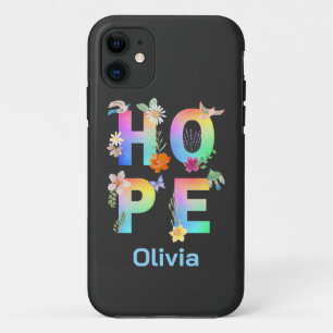 Hope Artistic Positive Motivational Inspirational Case-Mate iPhone Case