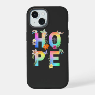 Hope Artistic Positive Motivational Inspirational iPhone 15 Case