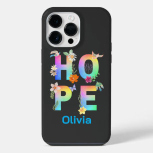 Hope Artistic Positive Motivational Inspirational iPhone 14 Pro Max Case