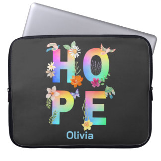 Hope Artistic Positive Motivational Inspirational Laptop Sleeve