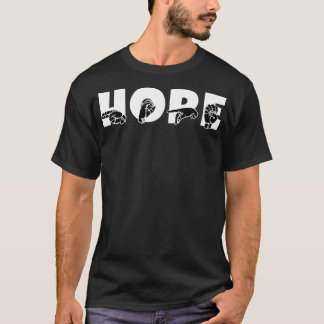 HOPE ASL Sign Language Design 5 T-Shirt