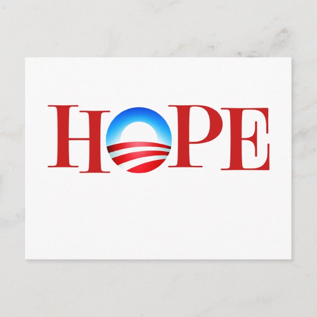 HOPE Barrack Obama Postcard (Front)