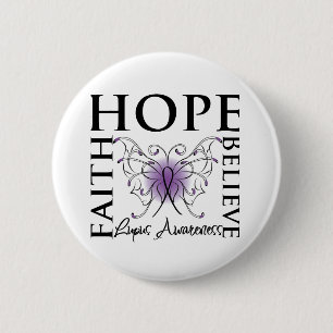 Hope Believe Faith - Lupus 6 Cm Round Badge