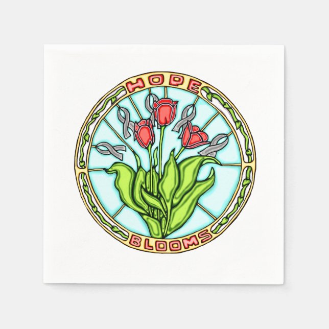Hope Blooms Napkin (Front)
