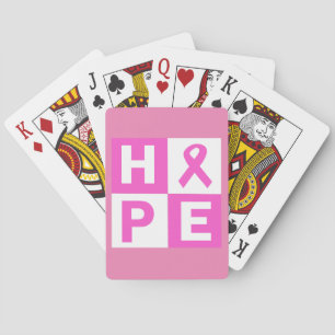 Hope Breast Cancer Awareness Playing Cards
