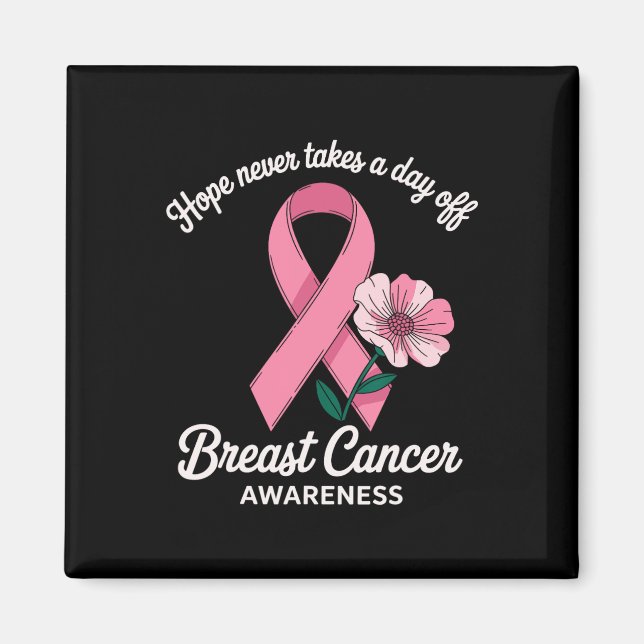 Hope Breast Cancer Awareness Support  Magnet (Front)