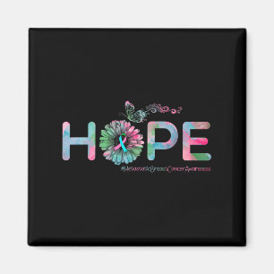 Hope Butterfly Metastatic Breast Cancer Awareness  Magnet