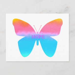 Hope Butterfly Postcard