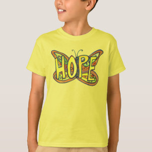 Hope Butterfly Word Art Inspirational Custom Shirt