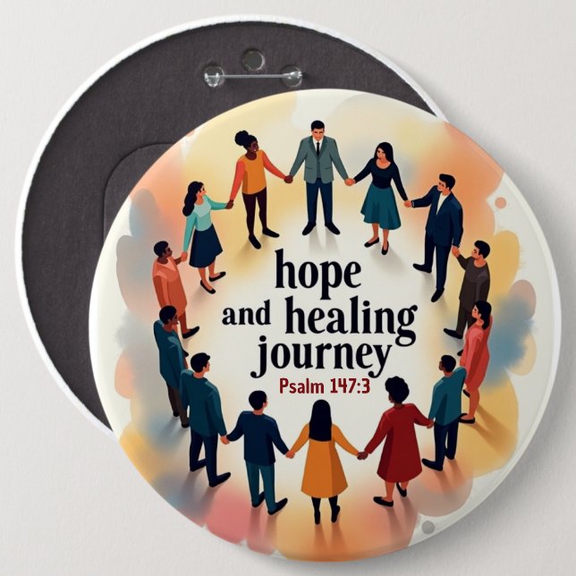 Hope Button Pin  (Front & Back)