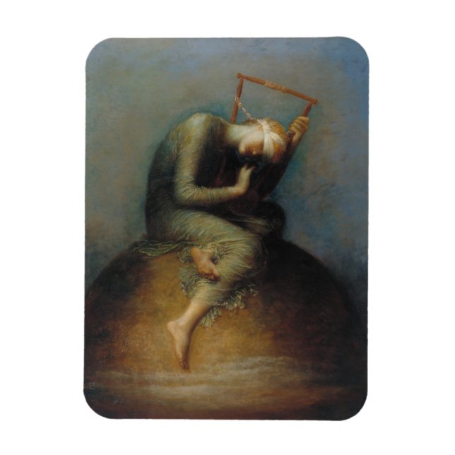 Hope (by George Frederick Watts) Magnet (Vertical)