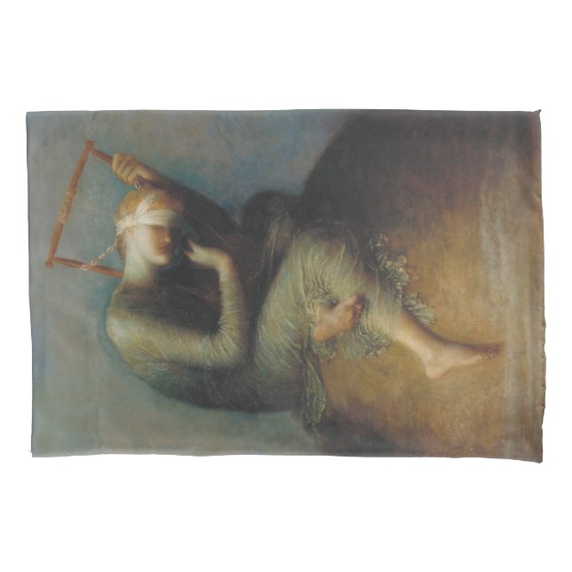 Hope (by George Frederick Watts) Pillowcase (Front-Left)