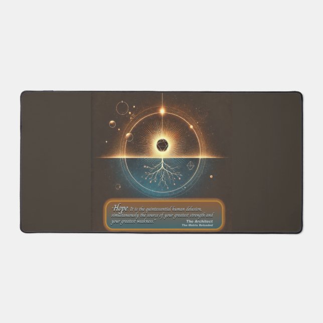 “Hope by The Architect” Desk Mat (Front)