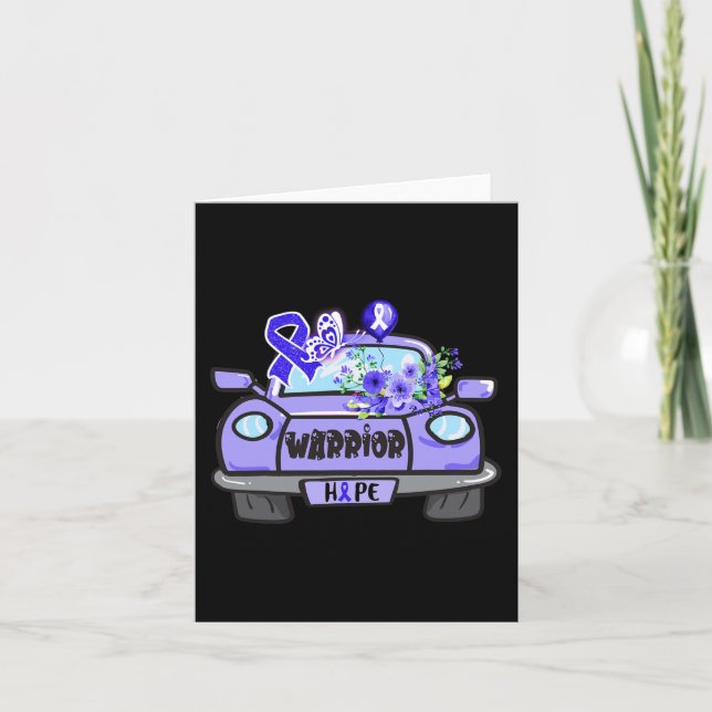 hope car for ataxia warrior tee ataxia awareness g card (Front)