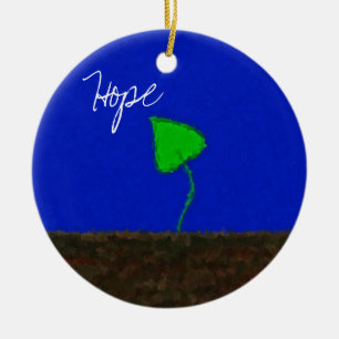 HOPE CERAMIC TREE DECORATION