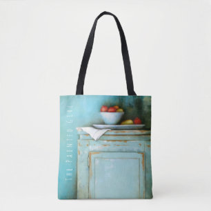"Hope & Charity" farmer's market tote bag