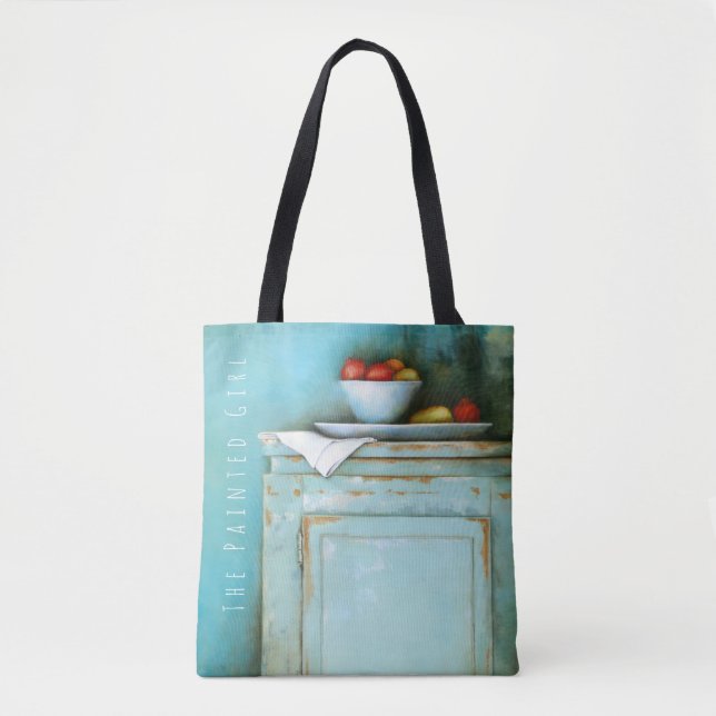 "Hope & Charity" farmer's market tote bag (Front)