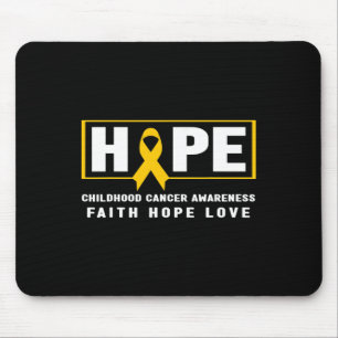 Hope Childhood Cancer  - Childhood Cancer Awarenes Mouse Pad
