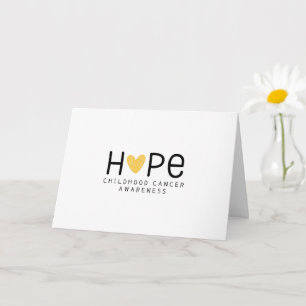 hope.childhood cancer. Greeting & Note Cards