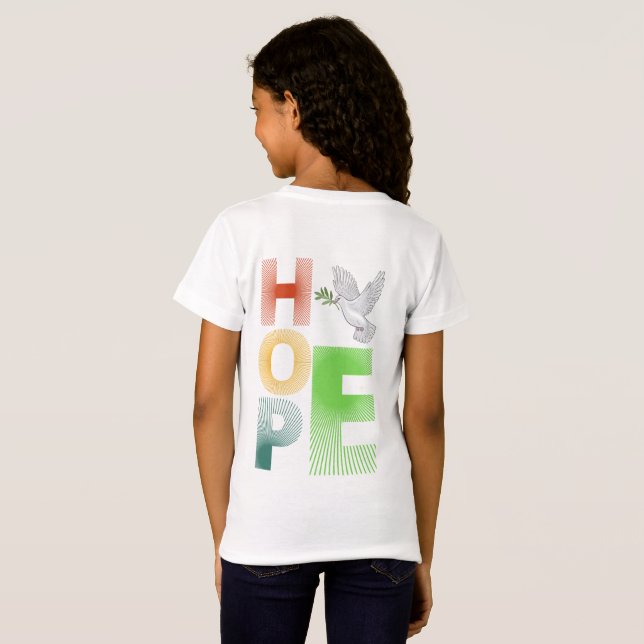 Hope - Christian Faith Inspirational Hoode T-Shirt (Back Full)
