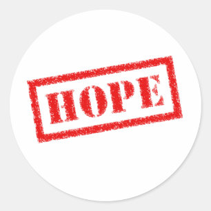 Hope Classic Round Sticker