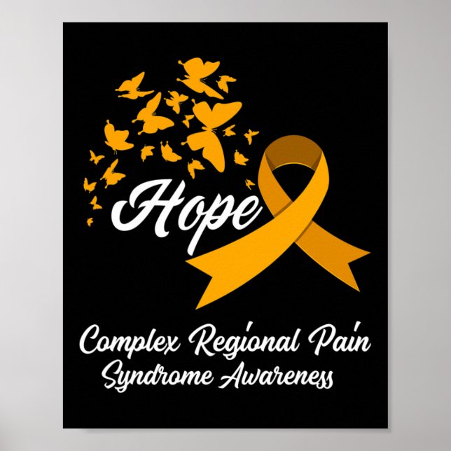 Hope Complex Regional Pain Syndrome Awareness  Poster (Front)